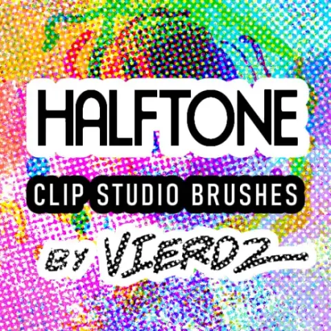 Halftone Digital Brushes (CSP) — Clip Studio Paint brush