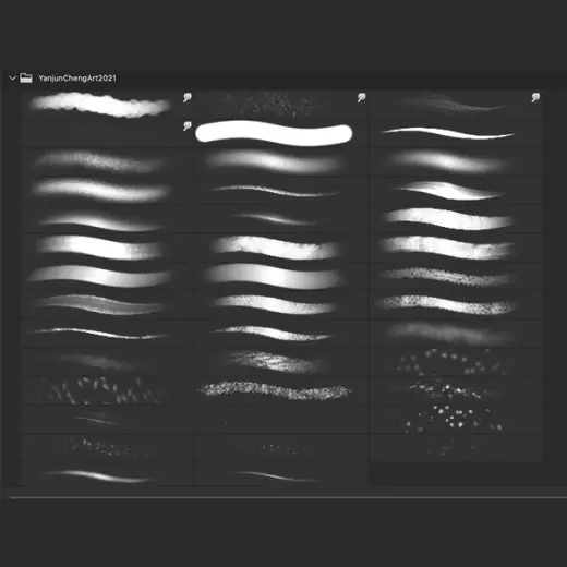 YanjunChengArtBrush-Set2021 <Free Download> — Photoshop brush