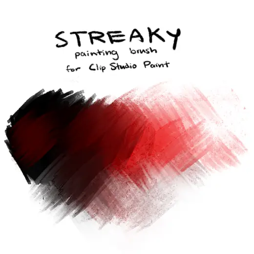 Streaky - Painting Brush — Clip Studio Paint brush