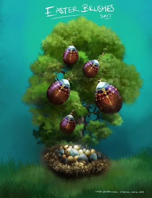 Easter Brushes and Patterns — Krita brush