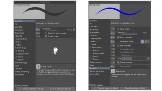 Impact Frame and Genga Brush for Animation — Clip Studio Paint brush
