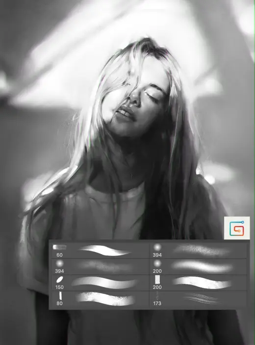 Brush-Set For this Painting( Photo Study_2016 ) — Photoshop brush
