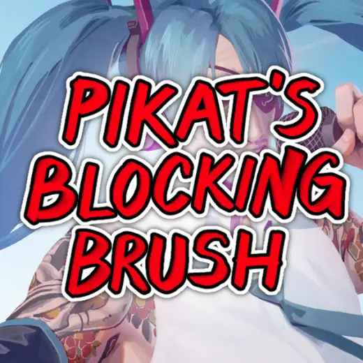 Pikat's Blocking Brush (Clip Studio Paint Only) — Clip Studio Paint brush