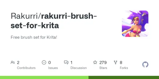 rakurri brush set for krita — Krita brush