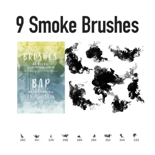 Free Smoke PS Brushes — Procreate, Photoshop & Krita brush