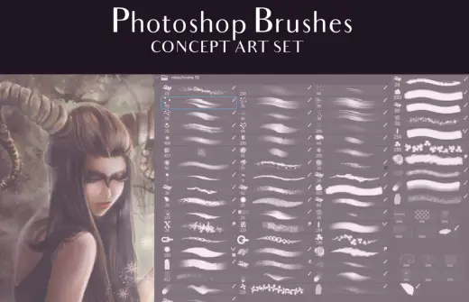 Photoshop Brushes Concept art  Set — Photoshop brush