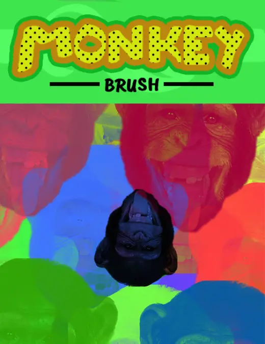 Monkey Brush — Procreate, Photoshop & Krita brush