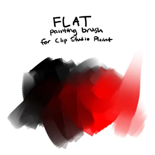 Flat Brush — Clip Studio Paint brush