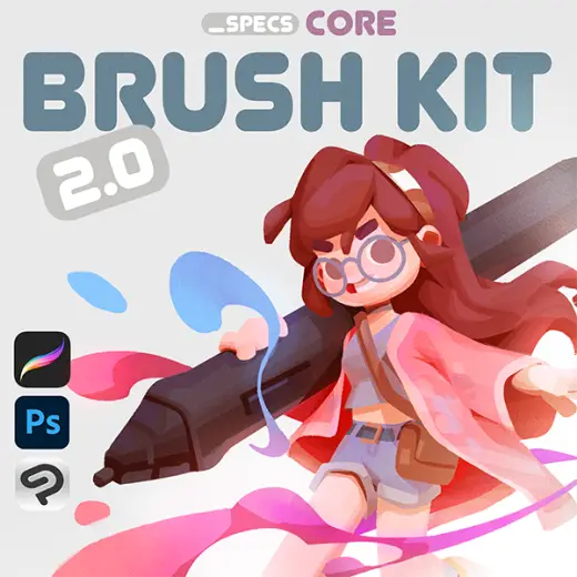 _SPEC'S Core Brush Kit — Photoshop brush