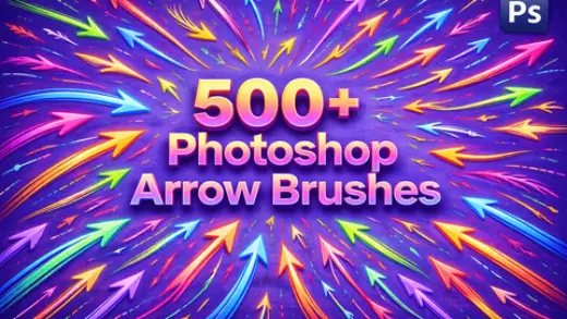 500+ Arrow Photoshop Brushes — Photoshop brush