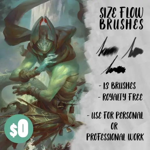 Brushes and gradients from Peter Mohrbacher - Angelarium — Krita brush
