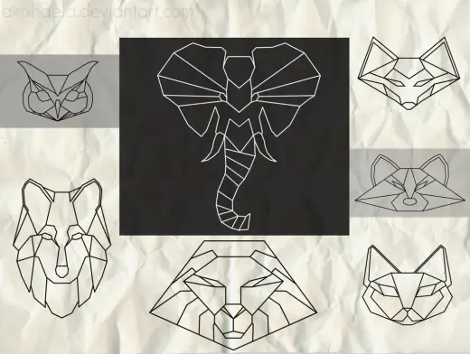 Animals Outline Brushes — Procreate, Photoshop & Krita brush