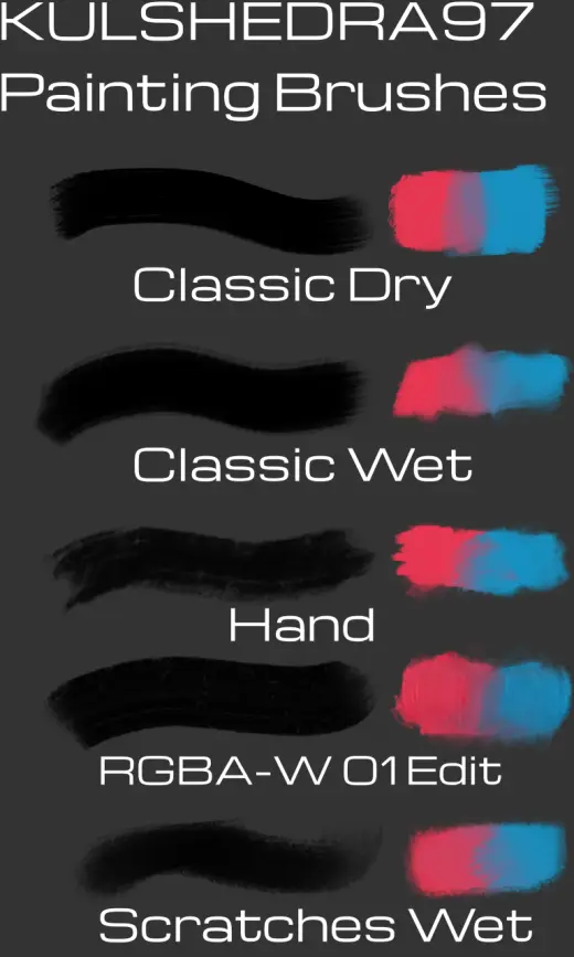 Krita Painting Brushes — Krita brush