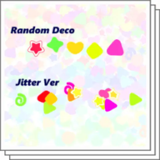 Cute Background Deco Brush Set — Clip Studio Paint brush