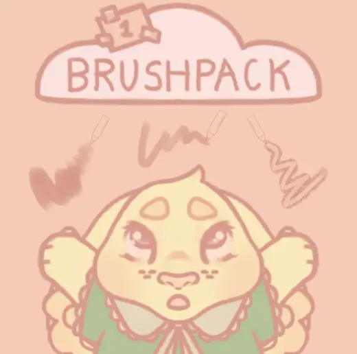My first bundle — Krita brush