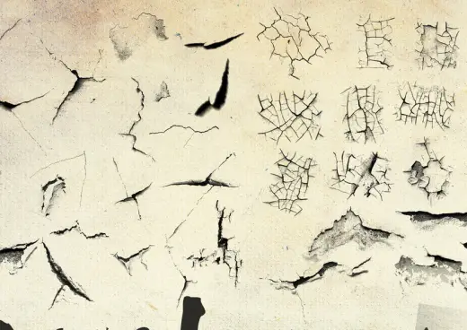 12 Craks Walls Brushes — Procreate, Photoshop & Krita brush