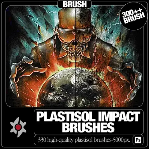 Plastisol Impact Brushes — Photoshop brush