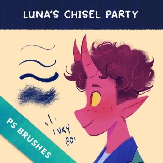 Chisel Party! Photoshop Brush pack — Photoshop brush