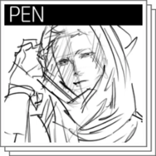 Soft Line Art Pen 2 — Clip Studio Paint brush