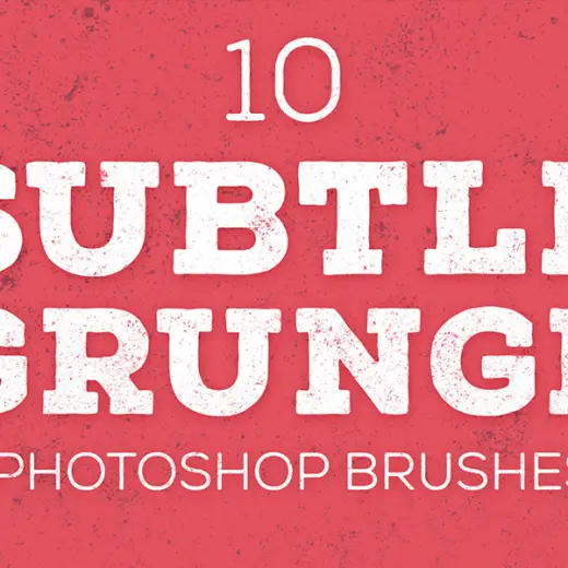 10 Subtle Grunge Texture Brushes for Adobe Photoshop — Photoshop brush