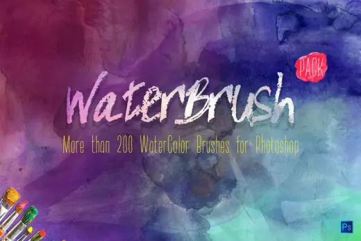 +200 Watercolor Photoshop Brushes – Authentic & Artistic Texture Set — Photoshop brush