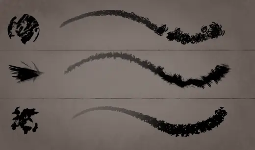 21 brushes by baukjespirit — Photoshop & Krita brush
