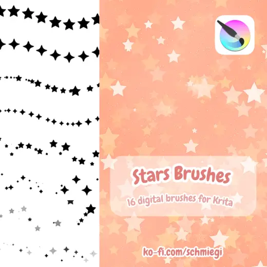 Star Brushes for Krita — Krita brush