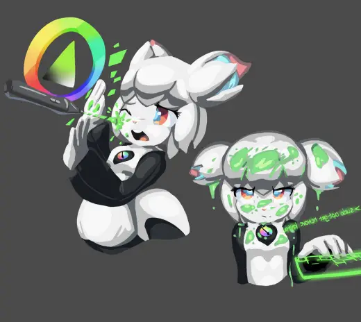 Don't play with brush settings — Krita brush