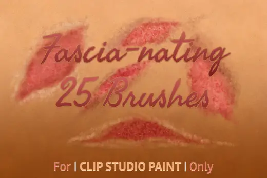 Fascia-nating - 25 Wound and Gore Brushes — Clip Studio Paint brush