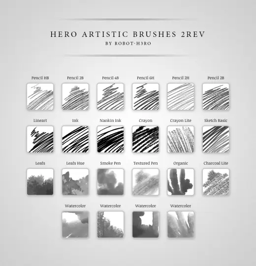 Draw and Paint Brushes Pack — Procreate, Photoshop & Krita brush