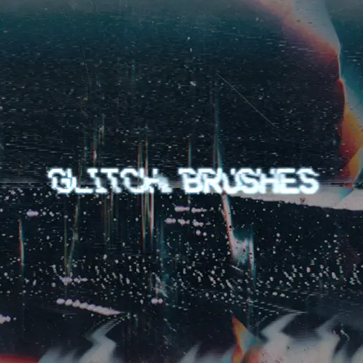 Glitch Brushes Pack — Photoshop brush