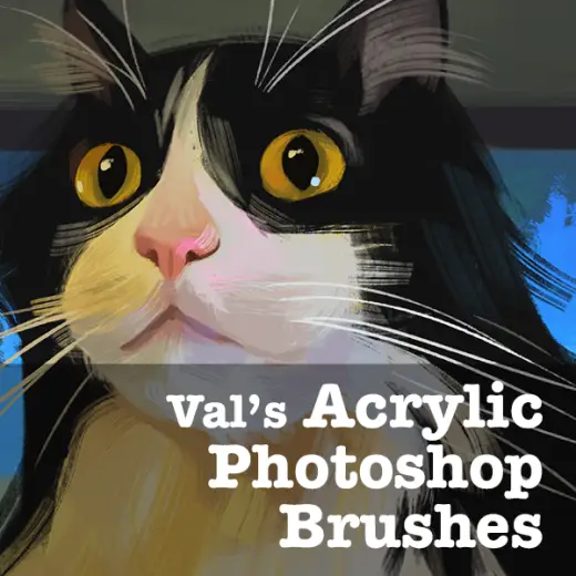 Val's Acrylic Photoshop Brushes — Photoshop brush