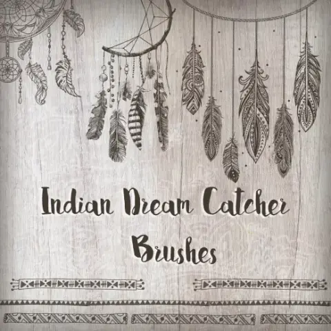 Indian Dream Catcher Brushes — Procreate, Photoshop & Krita brush