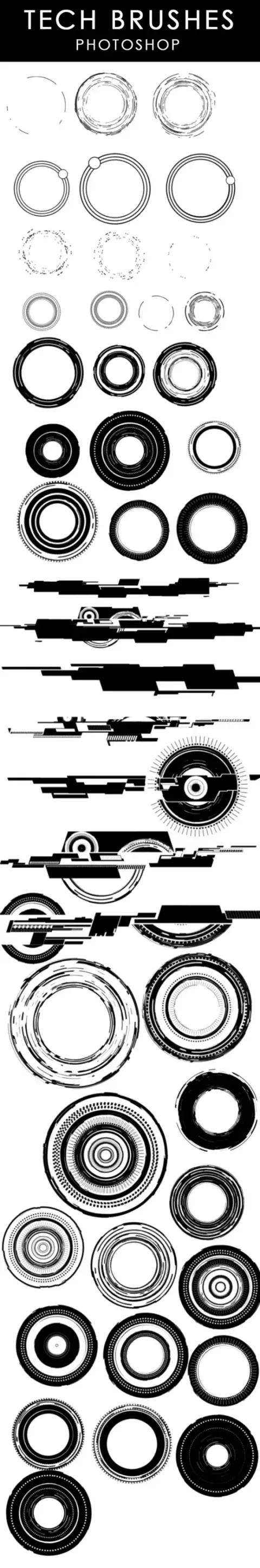 Tech Brushes 2.0 - Photoshop — Photoshop brush
