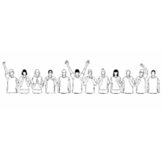 Distant view mob spectator brush — Clip Studio Paint brush