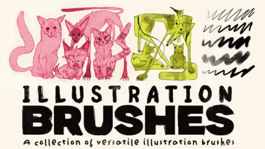 Illustration Brushes - Brush Set — Photoshop brush