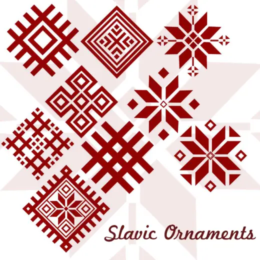 10 Slavic Ornaments — Procreate, Photoshop & Krita brush