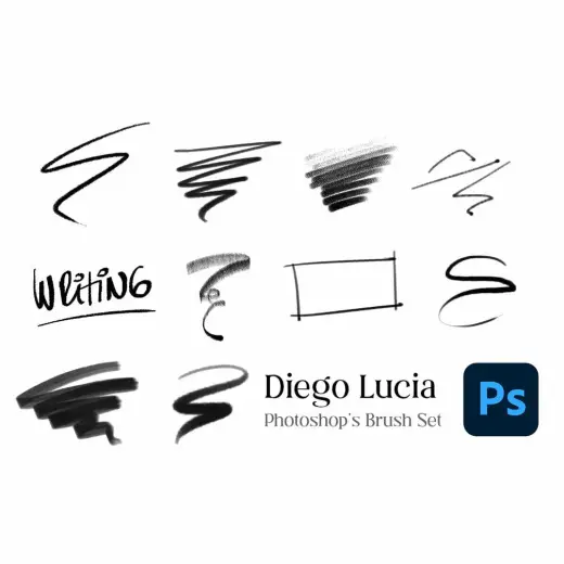 Diego Lucia Photoshop Brush Selection — Photoshop brush