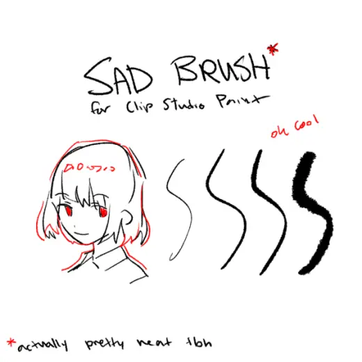 sad pen — Clip Studio Paint brush