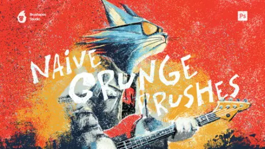 Naive Grunge Photoshop Brushes — Photoshop brush