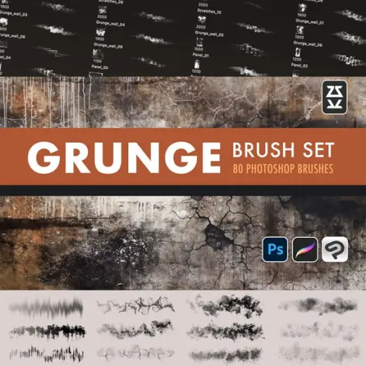 Grunge Brush Set — Photoshop brush