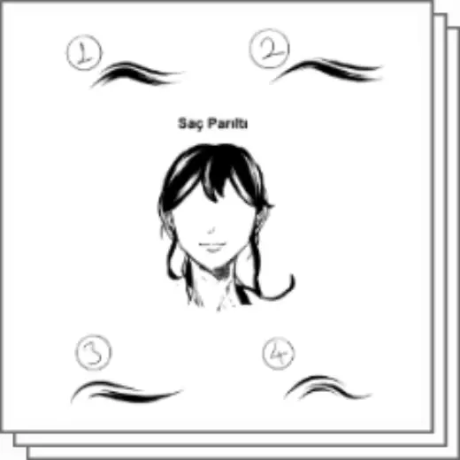 Saç Işıltı Fırçaları / Hair Sparkle — Clip Studio Paint brush