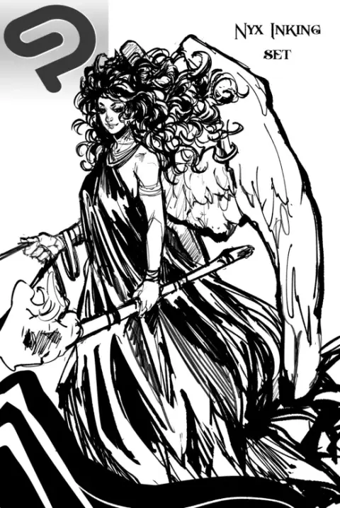 Nyx Inking Brush Set for Clip Studio Paint — Clip Studio Paint brush