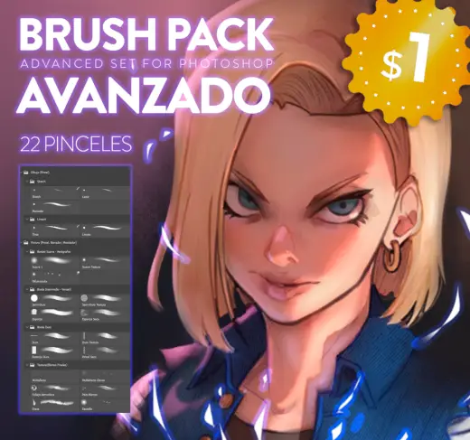 Brush Pack - Advanced Set — Photoshop brush