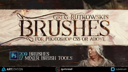 Greg Rutkowski - Brushes — Photoshop brush