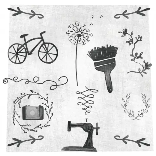 15 Hand Drawn Brushes — Procreate, Photoshop & Krita brush