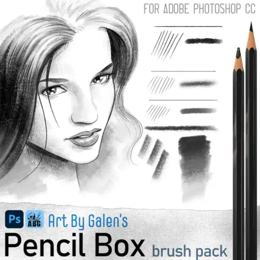 Pencil Box - Brush Pack — Photoshop brush