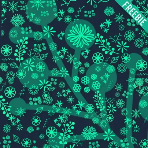18 Floral Brushes — Procreate, Photoshop & Krita brush