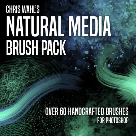 Natural Media Brush Pack for Photoshop — Photoshop brush
