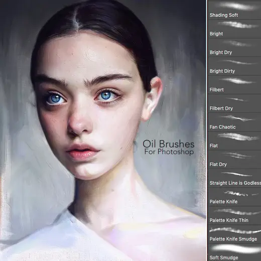 Oil Brushes — Photoshop brush
